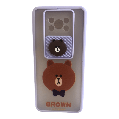 Carcasa Poco X3 Transparente Oso1