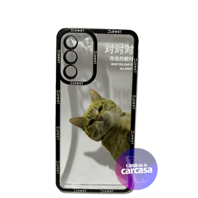 CARCASA S21 FE ZUMMIT GATO1