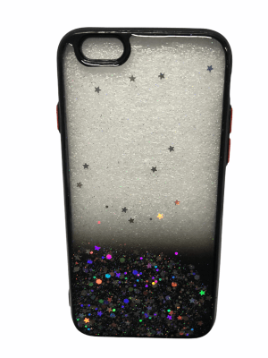 Carcasa Transparente Brillo Negro iPhone 61