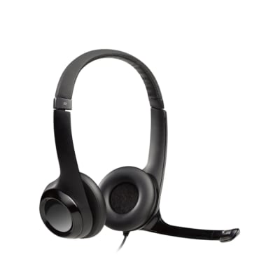 Audifono Stereo con Micrófono con USB H390 Logitech Negro5