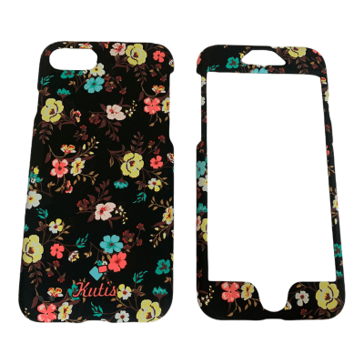 Carcasa Kutis 360° iPhone 7/8/SE 2020 Diseño Florcitas1