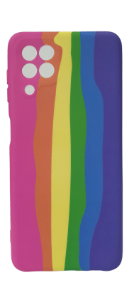 Carcasa Silicona Samsung A22 Colores y Lineas 41