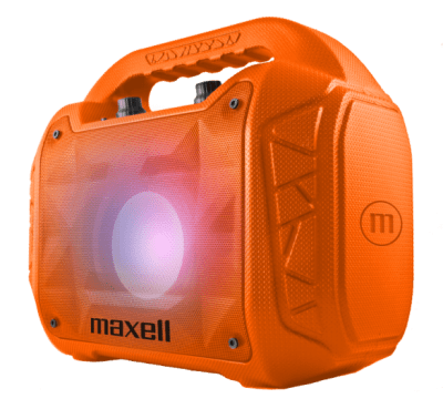Parlante portátiles Bluetooth con iluminación LED / Orange Maxell Party Speaker 4