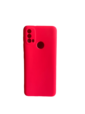 Carcasa Silicona Fucsia Moto E30/E40