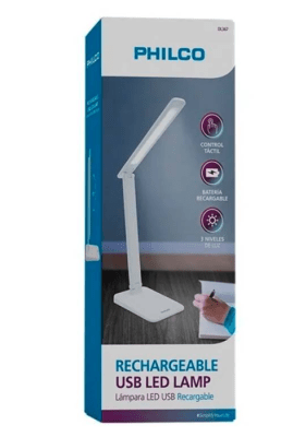 Lampara Led Escritorio Recargable Philco1
