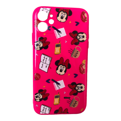 Carcasa iPhone 12 Disney Minnie Fluor1