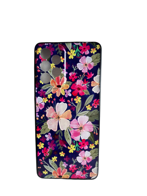 Carcasa Diseño Flores Moradas A73 5G1