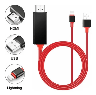Adaptador Lightning a HDTV Cable 2 mt2