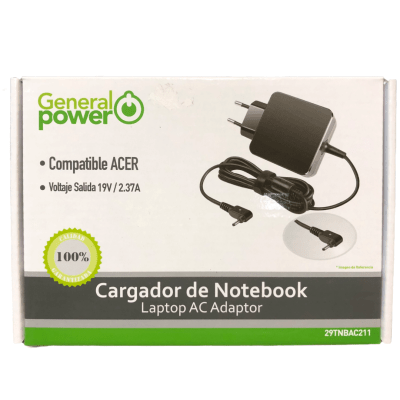 General Power Cargador Notebook Compatible ACER 19V/2.37 A