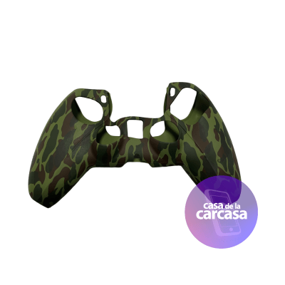 Funda Silicona PS5 Militar Verde1