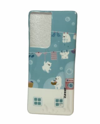 Carcasa S21 Ultra Silicona Osos1