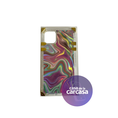 Carcasa iPhone 11 Marmol Brillo Morado1