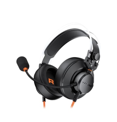 Audífono Gamer VM410 Tournament Cougar Negro/Naranjo PC/PS5/NS/Xbox5