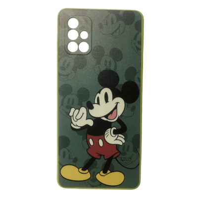 Carcasa A71 Disney Mickey Verde1
