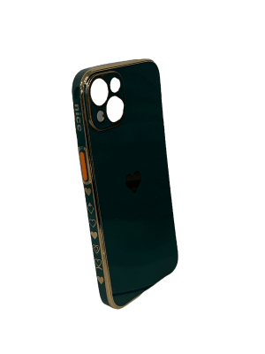 carcasa iph 13 corazones verde1