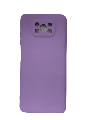 Carcasa Silicona Lila MI Poco X3