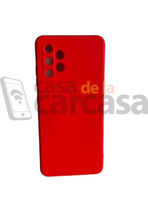 Carcasa A32 4G Silicona Rojo1