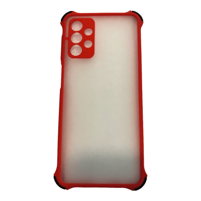 Carcasa Mate Bordes Reforzados Rojo A32