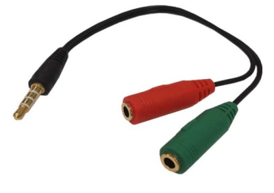 Cable audio 3.5mm a Mic. y audif.