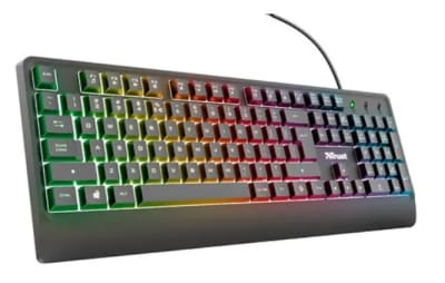 Trust Ziva Teclado Gaming Membrana Iluminación Led Multicolor1