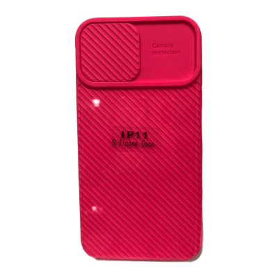 Carcasa Protección de Camara Textura Fucsia iPhone 111