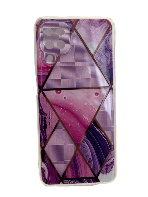 CARCASA A12 VINTAGE MOSAICO MORADO1