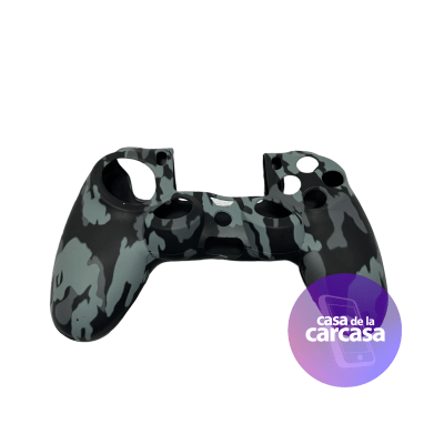 Funda Silicona PS4 Militar Negro1