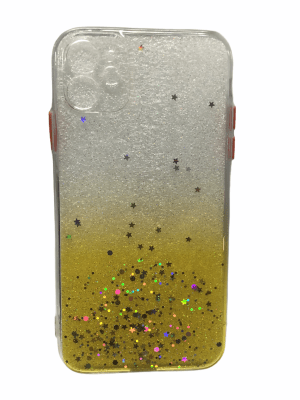 Carcasa Transparente Brillo Amarillo iPhone 112