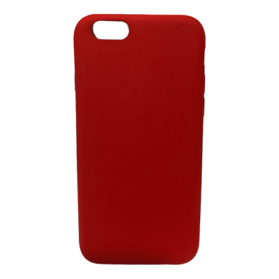 Carcasa Silicona Roja iPhone 61