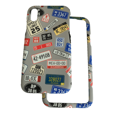 Carcasa Kutis 360° iPhone XR Diseño Patentes1