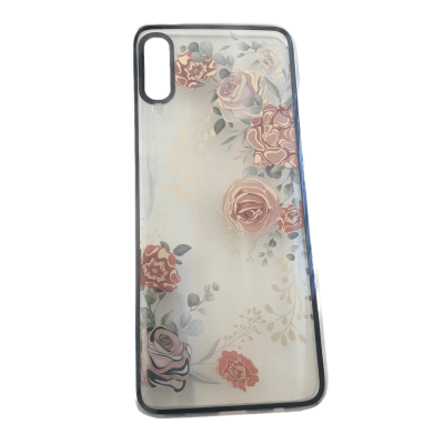 Carcasa A70 Transparente Diseño Flor1