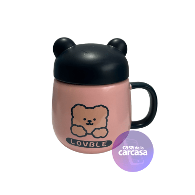 TAZON MUG OSO D ROSADO/AZUL1