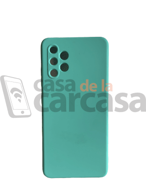 Carcasa A32 4G Silicona Turquesa1