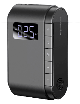 Inflador Neumaticos Negro con Pantalla Baseus