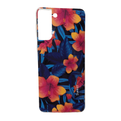 Carcasa Diseño Flores S21 Plus1