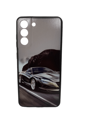 Carcasa S21 FE Diseño Auto Gris1