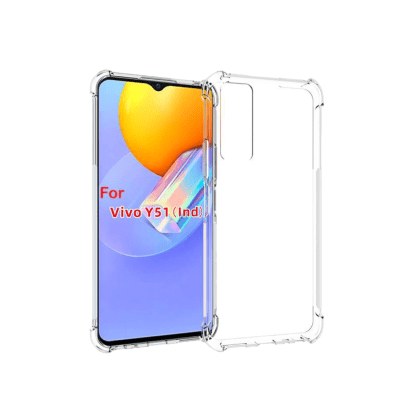 Carcasa Transparente Bordes Reforzados Vivo Y51 20201