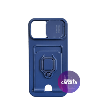 CARCASA IP 13 PRO MAX ROBOTICA COLGANTE AZUL1