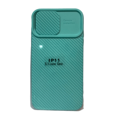 Carcasa Protección de Camara Textura Turquesa iPhone 111