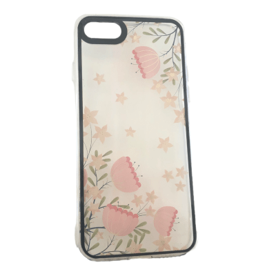 Carcasa iPhone 7/8/SE 2020 Transparente Diseño Flores 11
