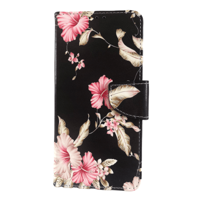 Estuche A52 Diseño Flor Negro2