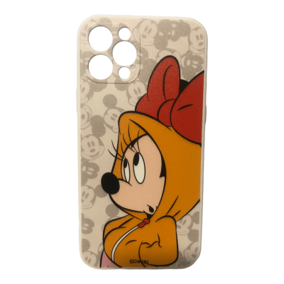 Carcasa iPhone 12 Pro Disney Minnie Blanco