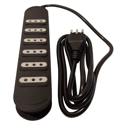 Macrotel Alargador 1.5 Mts Negro 6 Entradas SEC1