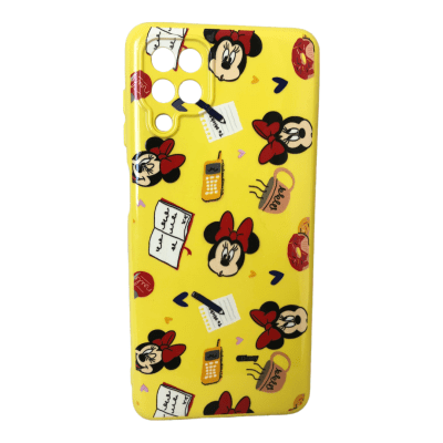 Carcasa A12 Disney Minnie Amarillo1