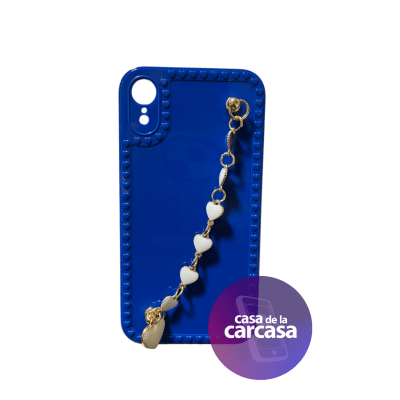 Carcasa Strap Azul Corazon iPhone XR1