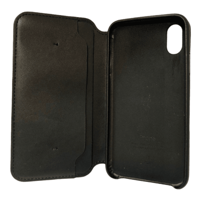 Carcasa Leather iPhone X/XS Negro3