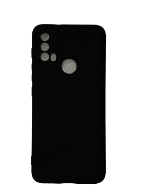 Carcasa Silicona Negra Motorola E30/E401