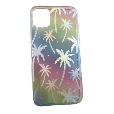Carcasa iPhone 11 Transparente Diseño Palmera1