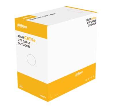 Dahua Cable (metro) UTP Cat5 Ext.100% Cobre Color Negro