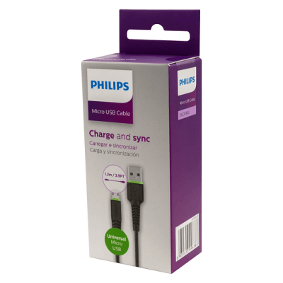 Cable PHILIPS Micro Usb 1,2M1